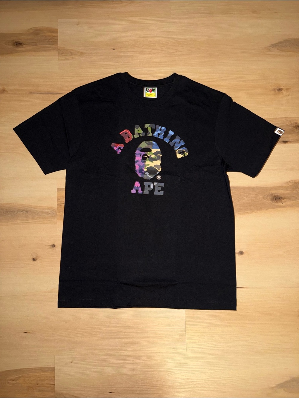 BAPE Mix Camo College T-Shirt